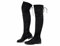 Greatonu - Stivali sopra il ginocchio da donna, caldi, per inverno, stivali alti con cerniera laterale, Nero 0.98 pollici, 40 EU