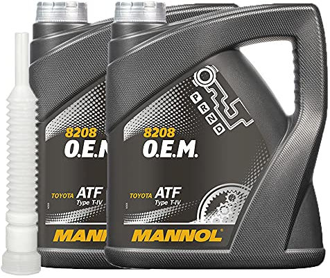 2 x4l, MANNOL 8208 ATF TYPE T-IV GETRIEBEÖL + Ausgießer (6,06€/L)