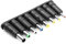 SOONHUA DC Jack Adapter 5,5 x 2,1 mm 8 in 1 Universal DC Jack Buchse Adapter für Dell Toshiba Lenovo Thinkpad die meisten Laptops