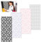 4 Stück Schulspind, magnetische Tapete, Kunst, magnetische Deluxe-Schließfach-Tapete, zuschneidbare Schließfächer, magnetische Wandverkleidung, rosa, lila)