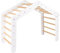 MEOWBABY Kletterdreieck - Groß Indoor Klettergerüst für Kinder, 112x61x94cm Baby Dreieck Spielgeräte, Montessori Klettergerät, Kleinkinder Kletterturm Pikler-Dreieck, Weiß