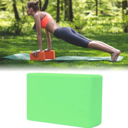2er Set Yogablock Schaumstoff Yogaklotz Yoga Block Pilates Heim Fitness GRÜN