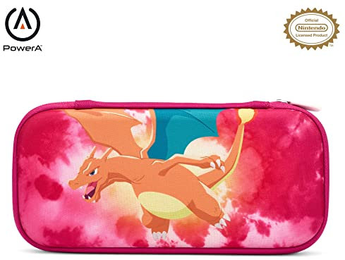 PowerA Etui de Protection Slim pour Nintendo Switch, Switch -Modèle OLED et Nintendo Switch Lite -Pokemon: Tie Dye Charizard, Housse de Protection, Étui de Console, Rangement, Licence Officielle