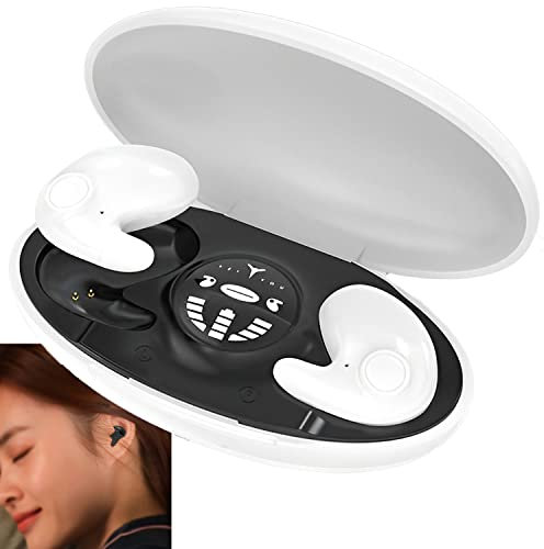 NEVRAH Earphones Bluetooth Sleep, Auriculares inalámbricos Invisible, Auriculares Bluetooth 5.3 Deportivos, 2023 Invisible Sleep Wireless Earphone Ipx5 Waterproof, Pantalla LED, for Side Sleepers