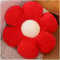 LANFIRE Kissen mit Blumen Bodenkissen Sitzkissen im Innenhof Dekokissen aus Plüsch Sitzkissen (30CM, Rot)
