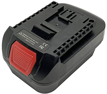 JFQWLE Battery Adapter for Milwakee 18V M18 and for Dewalt 20V Max Li-ion Battery DCB200 DCB201 DCB203 Convert to for Bosch 18V Lithium Tool Battery BAT609 BAT610G BAT612 BAT618