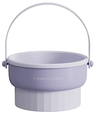 NEFLUM 3 In 1 Silicone Makeup Brush Holder, Makeup Brush Cleaner & Makeup Brush Drying Rack, Foldable Makeup Tools Cleaning and Drying Hanging Bucket, Powder Puff Organizer Cosmetic Gifts for Women