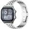 CZhkg 18mm Acier Inoxydable Bracelet de Montre pour Huawei Watch GT4 41mm Strap, Libération Rapide Wristband Armband Bracelet pour Casio W-218H/ Casio AF-1200/ Casio AF-1300 Watch (argent)
