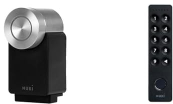 Nuki Smart Lock Pro (4. Generation), smartes Türschloss mit WLAN und Matter & Keypad 2, Tür mit Code oder Fingerprint