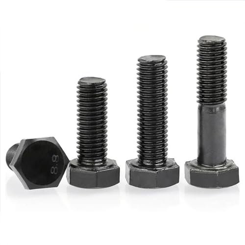 Sechskantschraube Mit Feingewinde M8 M10*1 M12*1,25 M14 M16 M20*1,5 Sechskantschraube Aus Kohlenstoffstahl Vollzahnschraube Mit Feinzahn 45mm M12x1.25 2pcs