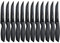 LAZAHOME Steak Knives Set of 12, Steak Knife with Serrated Edge,Stainless Steel Kitchen Knife with Ergonomic Handle, Dishwasher Safe Kitchen Steak Knife Set, Rust-Proof