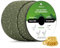 Abma Cord Abspannseile Zeltschnur mit 6 Stück Seilspanner 5mm 30M Zeltseil für Camping, Zelte, Sonnensegel, Vorzelt - Reflektierende Armee Grün
