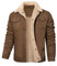 Voqeen Veste Homme Cargo en Polaire d'hiver pour Militaire Épaissir Coupe-Vent Coton Manteau Homme Hiver Chaude Avec Revers