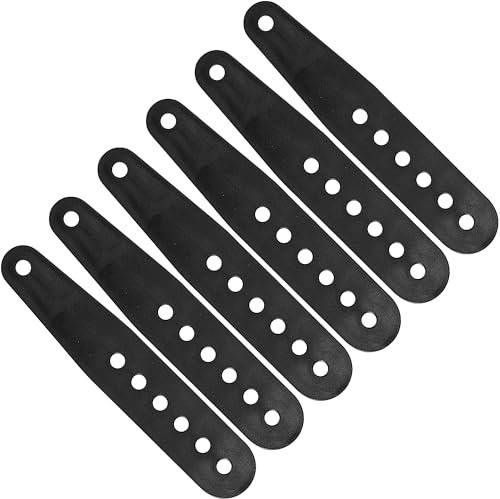 Shupakul 6 Stück Snowboard-Bindung Zungenlochriemen - 15,5 cm x 2,8 cm Snowboard Bindung Zehenschieber Riemen Snowboard Knöchel Leiter Riemen Bindung für Ski Strap-in Bindung Ersatzzubehör