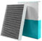 CHROX per Nissan X-Trail T32 Qashqai J11, Filtro dell'Aria abitacolo antipolline al Carbone Attivo per Auto 27277-4bu0a 27277-4em0a Filtro Aria abitacolo