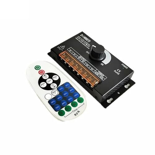WHARGTSL Dimmer LED ad Alta Tensione AC110V 1000W o AC220V 2500W con regolatore a manopola remota for Luce di Striscia Monocolore SMD 5050 2835 3528(220V)