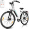 Vipdrive E Bike 28 Zoll, E-Bike Damen Herren, Electric Bike mit 48V 15Ah Batterie, 3 PAS & Tempomat Modus, 7-Gang mit LCD-Display, 250W Motor & 85NM, up to 100km(1.2 White)