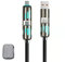 YODAOLI 4-in-1 USB Charging Cable Fast charging MAX 240W (With Box) (Black, 6.6ft/200cm)