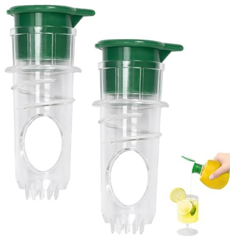 2 Pezzi Spremiagrumi Manuale,Piccolo Spremi Limone Plastica,Spremiagrumi per di Casa,Spremiagrumi Manuale al Limone per Spremitura Limone, Mandarino, Arancia