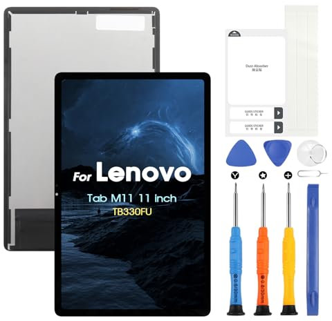 11 pantalla LCD para Lenovo Tab M11 pantalla LCD para Lenovo Tab M11 TB330FU pantalla LCD táctil digitalizador conjunto reparación kit (negro sin marco)