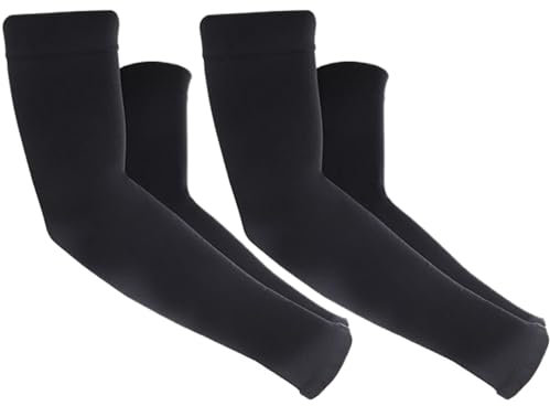 Générique Manicotti per braccio sportivo con protezione solare - Coperta confortevole e rinfrescante per braccia da donna | Leggeri e traspiranti per corsa e basket, Nero , Se référer au descriptif