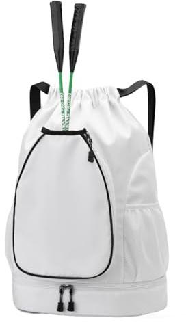 QIUPFGUT Tasche für Tennisschläger, Tennistasche für 2 Schläger, Tennis-Paddel-Rucksack,Badmintonschläger, Tasche, Schläger-Tragetasche, Handtasche für Tennis/Pickleball/Badminton