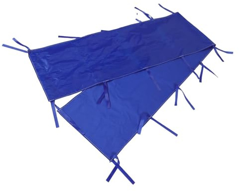 Milisten Regenrinne für Faltpavillons 300 X 42cm Entwässerungszubehör aus Robustem Material mit Gurten für Garten und Partyzelte Wetterfest und Einsetzbar