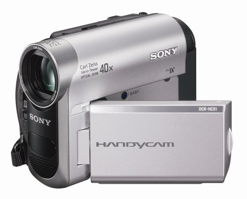 Sony DCRHC51E Mini DV Handycam With X40 Zoom