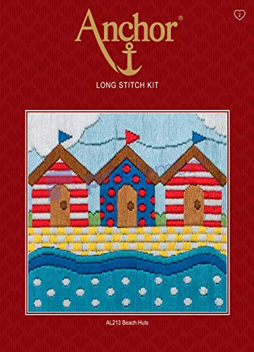 Anchor Langstich-Set, 100% Baumwolle, Mehrfarbig, 28x20cm