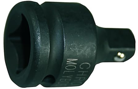 SW-Stahl 07938L Impact-Reduzieradapter 1 Zoll auf 3/4 Zoll Schlagschrauber | Hochwertiger IMPACT-Adapter aus Spezialstahl für Steckschlüssel-Einsätze, 25 mm Knarre auf 20 mm Antrieb, robust & sicher