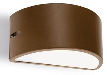 Applique mezzaluna moderna lampada da parete chiusa da esterno corten