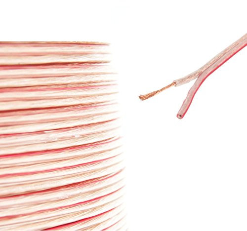 Ex-Pro® - AV-Pro 48 Strand Loud Audio/Speaker Cable, 2 x 0.75mm² [OD 5.6mm x 2.8mm] - 40m Reel