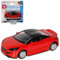 Bburago Peugeot RCZ Coupe Rot Metallic mit schwarzem Dach 1/64 Modell Auto mit individiuellem Wunschkennzeichen