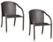 Harms 360010-2 Stapelstuhl Riga Coffee 2stück