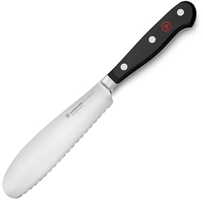 Wusthof Classic Sandwich Knife - Serrated Utility, 5.5 Blade