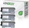 Kineco 3 Toner kompatibel für TN-2010 TN-2220 für Brother MFC-7360N DCP-7055 Brother HL-2135W HL-2130 HL-2132 DCP-7057 - TN2010 TN2220 - Schwarz je 3.000 Seiten