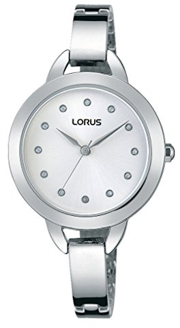 Lorus Klassik Herren-Uhr Palladiumauflage und Metallband RXN23DX9