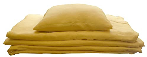 Bettwäsche Set Leinen Mais Gelb 100% Leinen 135x200/80x80 NEU+OVP Limited Edition + Nur begrenzt vorhanden!