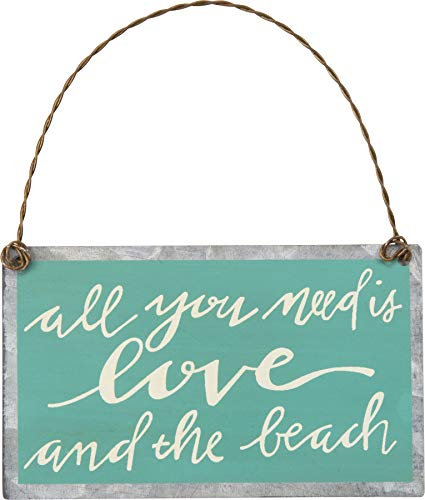 All You Need Is Love und The Beach – Coastal Dose Ornament 3–3/4