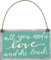All You Need Is Love und The Beach – Coastal Dose Ornament 3–3/4