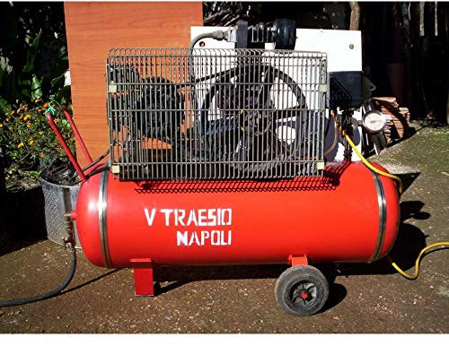 TrAdE shop Traesio compressore Aria 50lt. carrellato Motore 220V