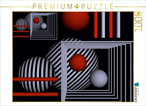 CALVENDO Puzzle EIN Motiv aus dem Kalender Mit Geometrie durch das Jahr | 1000 Teile Lege-Größe 64 x 48 cm Foto-Puzzle für glückliche Stunden