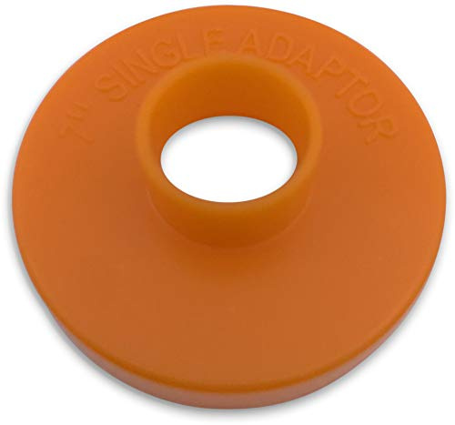 Vinyl Styl™ 45 U/min Adapter für Vinyl Styl™ Deep Groove Schallplattenwascher, Kunststoff, Schallplattenwascher-Zubehör, Schallplattenadapter, Orange