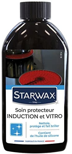 STARWAX Crème de soin pour Vitroceram et Induction - 3x 250ml - Idéal pour Nettoyer, Protéger et Faire Briller les Plaques en Vitrocéramique et Induction