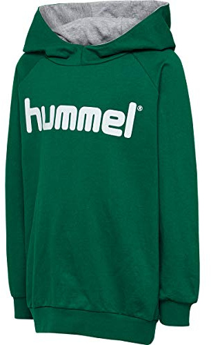 hummel Unisex Kinder HMLGO Kids Cotton Logo Hoodie,Evergreen,128