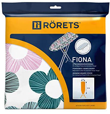Rörets Bügelbrettbezug Fiona – 30x90 cm – Dicke Filzpolsterung - Speziell abgestimmt auf unser Bügelbrett Tempo - Clips für einfache Anbringung - Qualität von Schwedens stärkster Bügelbrettmarke
