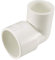 sourcing map 5pcs 32mm x 25mm Coude PVC Raccord tuyau Adaptateurs 90 Degrés
