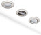 Oktaplex lighting LED Einbaustrahler Flach 5W Dimmbar Warmweiß 2700K über 3 Stufen Smart Dimmer Kopf Schwenkbar Spot 6er Set Einbauleuchte