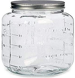 Vivalto S3601566 Tarro de Cristal con Tapa 5 L, Glass