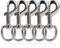 OWAYOTO Swivel Eye Bolt Snap Hook Dog Lead Clips Dog Lead Clasp Flag Clips Flag Hook Heavy Duty Pet Leash Flag Pole Key Chain 3.425 Inch 5pcs